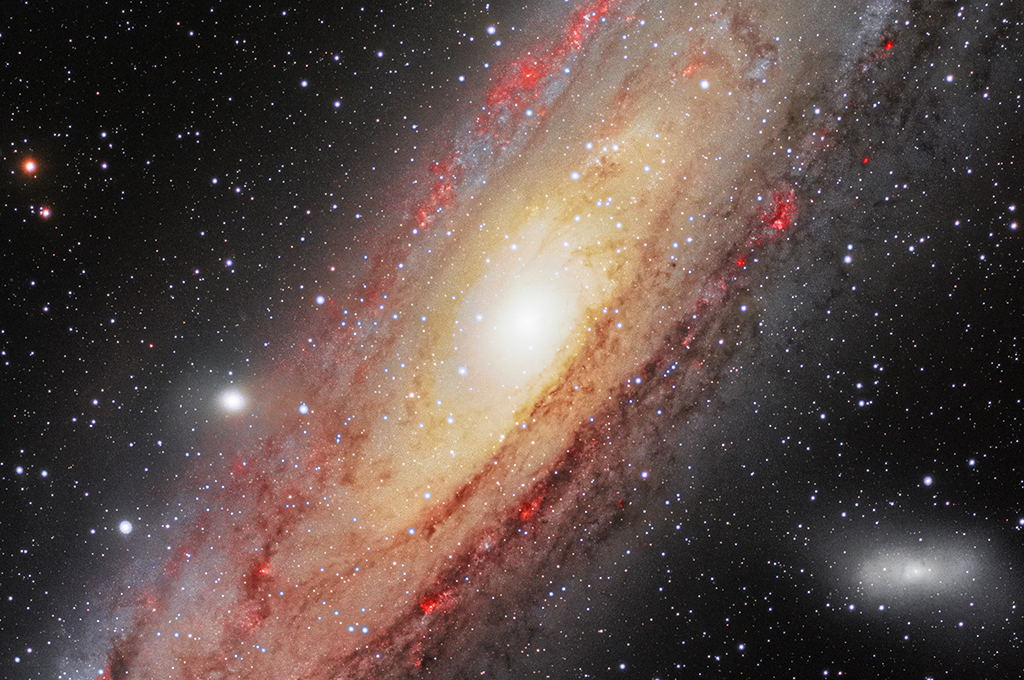 Aufnahme der Andromeda-Galaxie