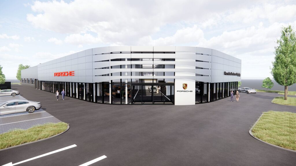 Visualisierung Porsche Zentrum