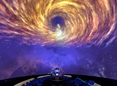 Sternenshow im Planetarium