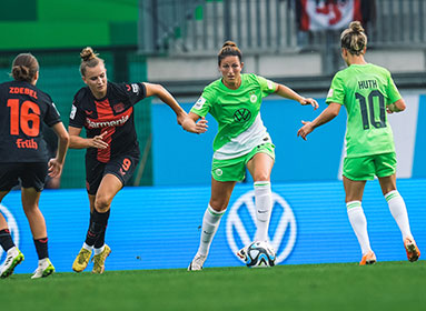 Spielerinnen des VfL Wolfsburg