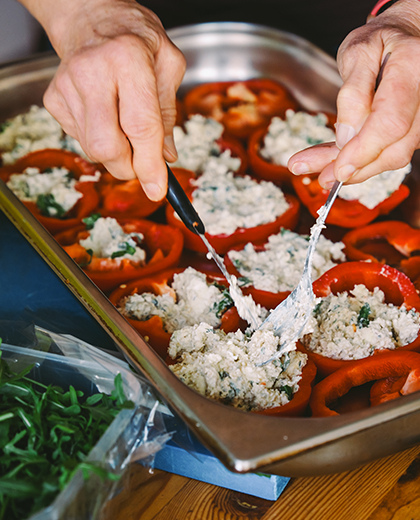 Mittagessen auf der Plantage in Hattorf