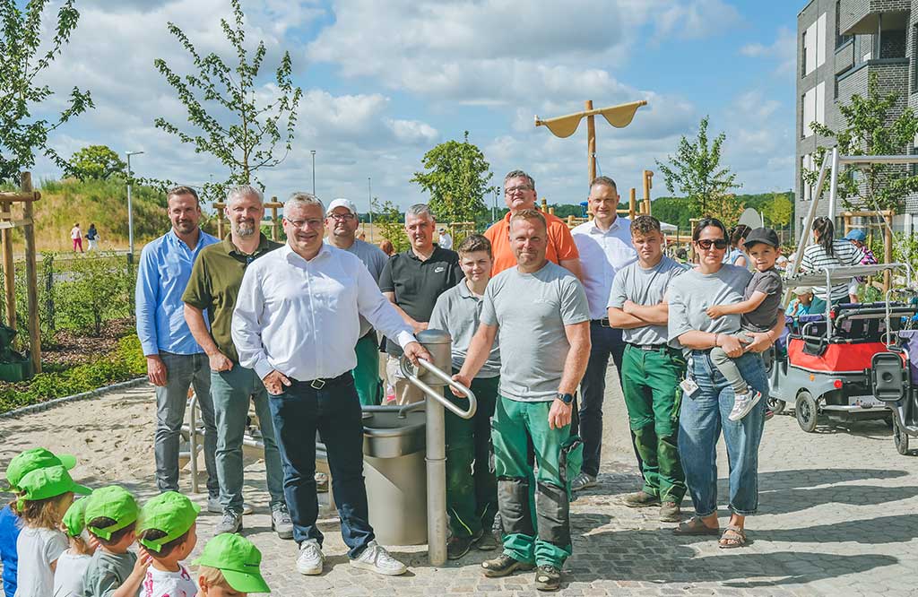 Der Spielplatz „Steimker Pirateninsel“ in den Steimker Gärten