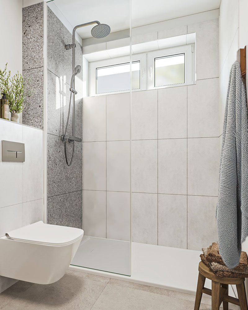 Mozartbogen Badezimmer