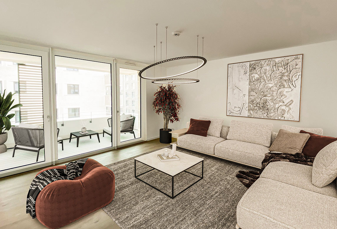 Steimker Gärten Promenaden Carré Wohnzimmer